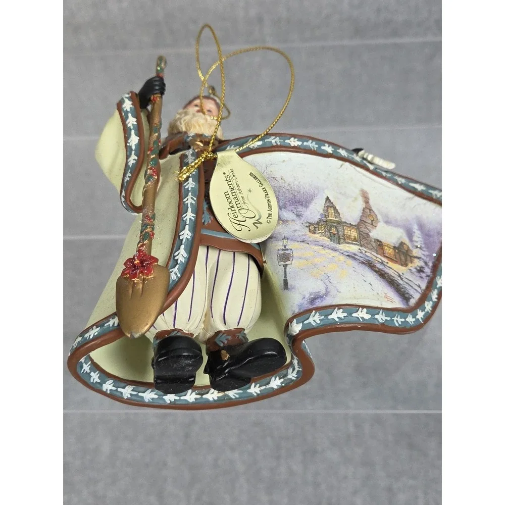 Thomas Kinkade‎ World Santa Heirloom Ashton Drake 2003 White Christmas Dreams
